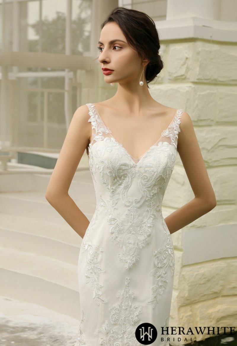 Robe de Mariée Sirène Dos Nu – Image 5