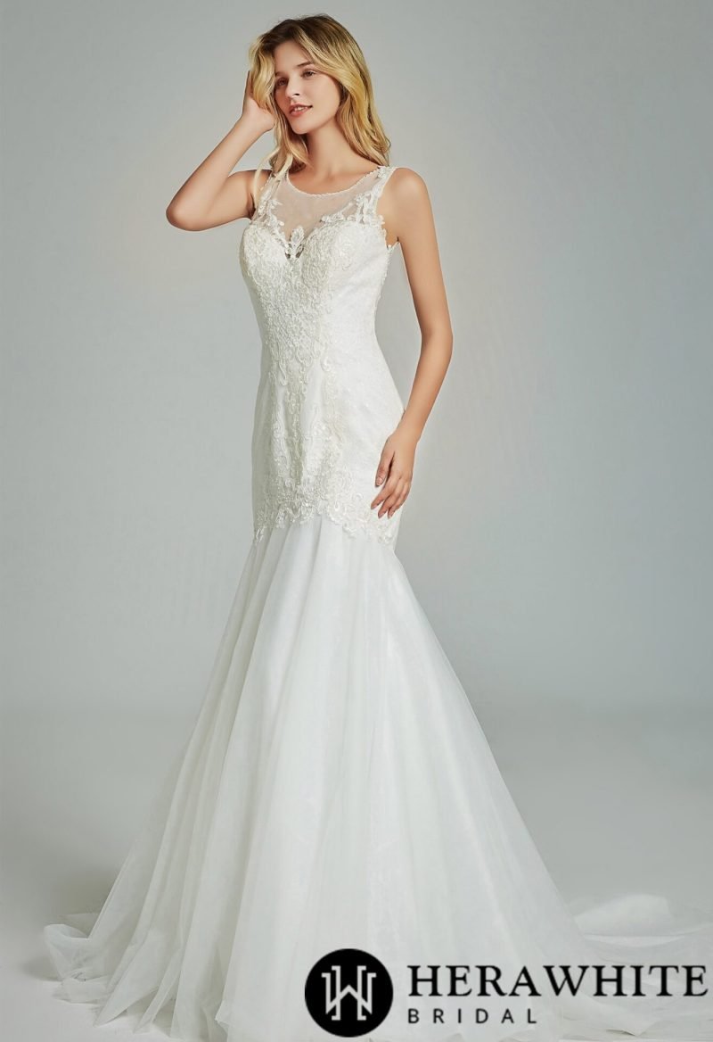 Robe De Sirène Formelle Avec Broderies – Image 2