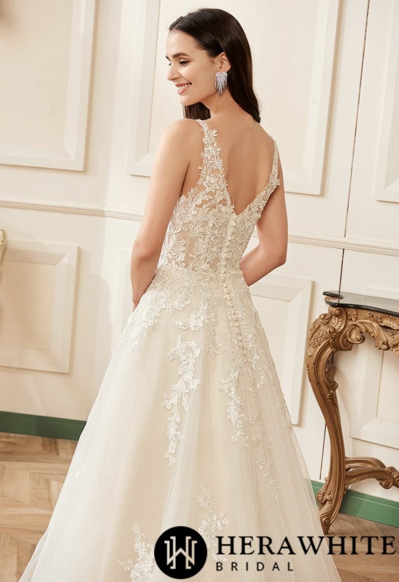 Robe de Mariée Simple Champêtre – Image 4