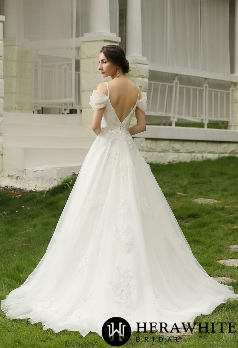 Robe De Mariée Romantique Florale – Image 7