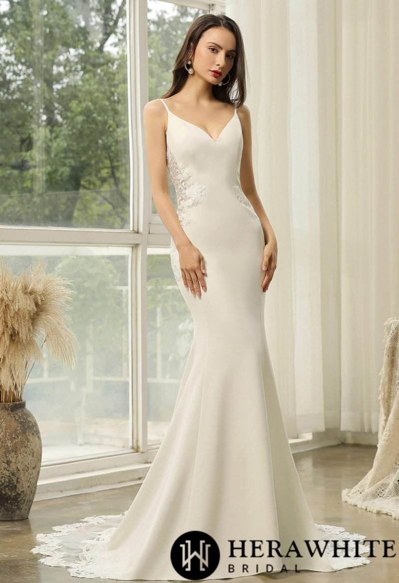 Robe de Mariée Sirène Dos Dentelle