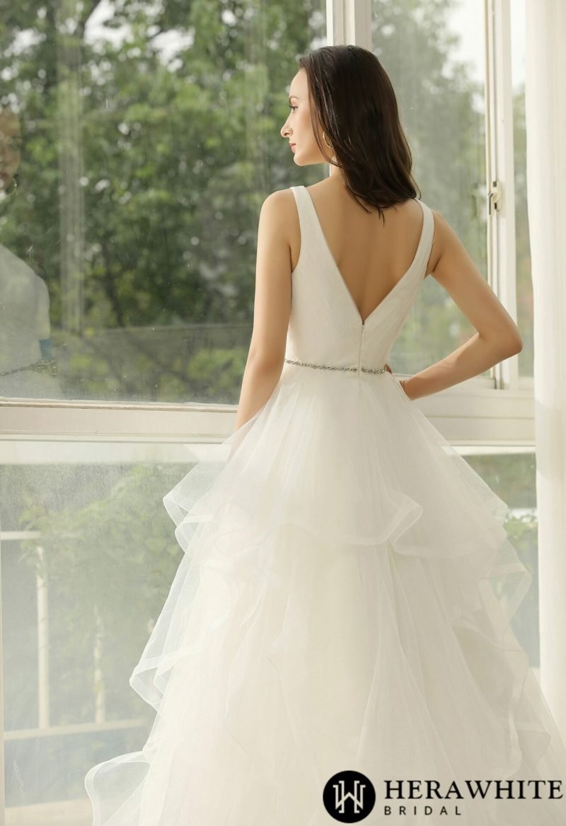 Robe de Mariée Princesse Strass Et Paillettes – Image 6