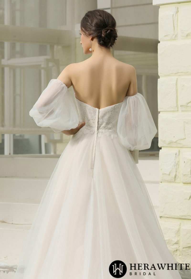 Robe de Mariée Bustier Brodé – Image 5