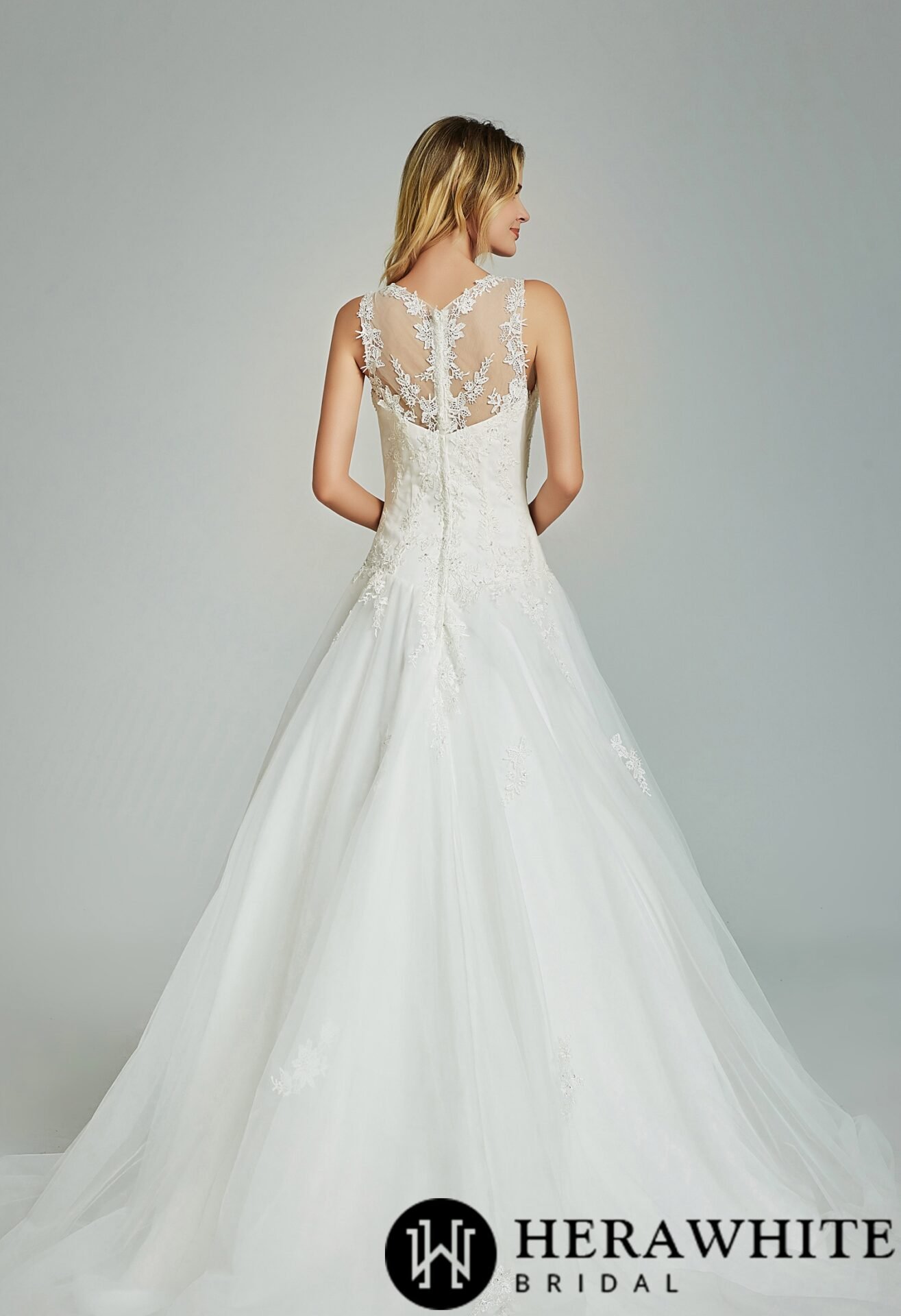 20cd353fce | Robes de Mariée | Comtesse Mariage Robe De Mariée Motifs Floraux – Image 4