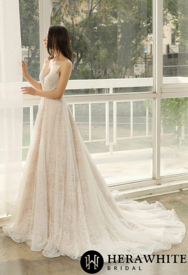 Robe De Mariée Dentelle Dos Nu – Image 5