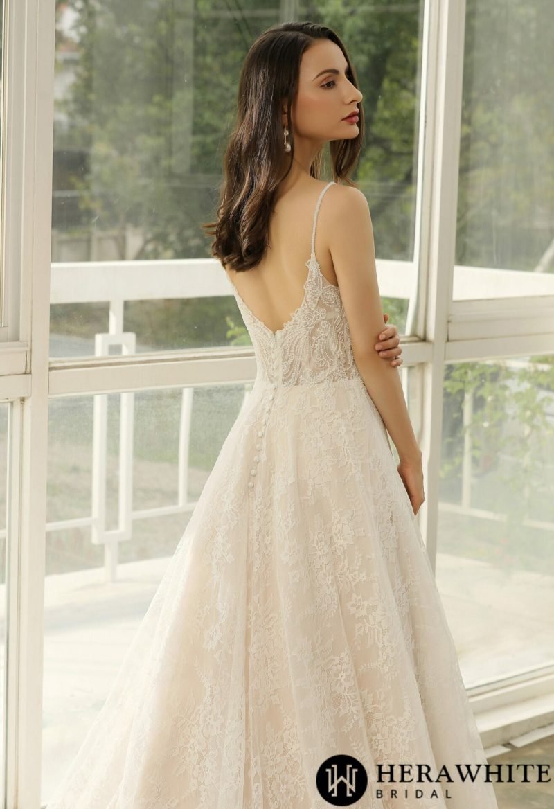 Robe De Mariée Dentelle Dos Nu – Image 3