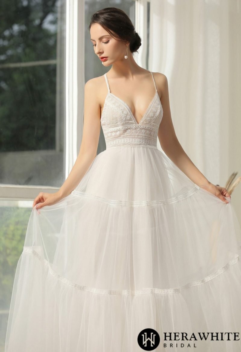 Robe De Mariée Romantique Bohème – Image 2