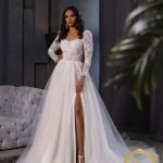 Robe De Mariée Fendue Bohème Chic