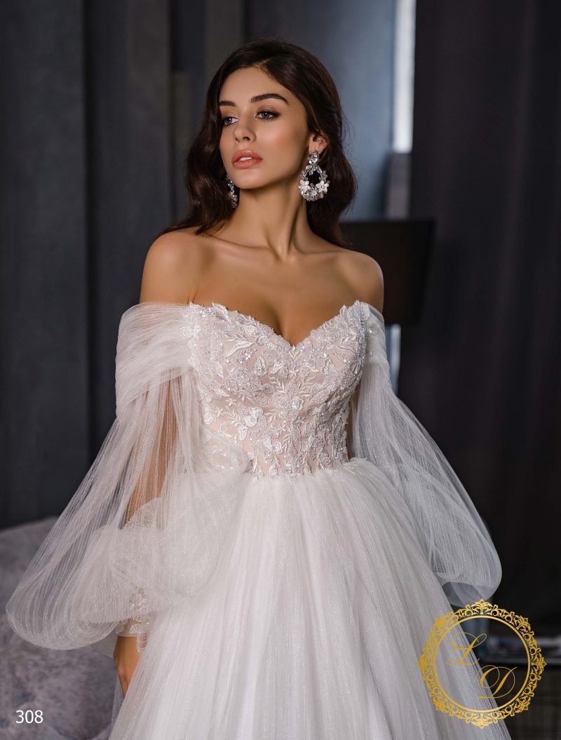 Robe De Mariée Princesse Bohème Chic Blanche – Image 2