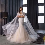 Robe De Mariée Sirène Avec Cape