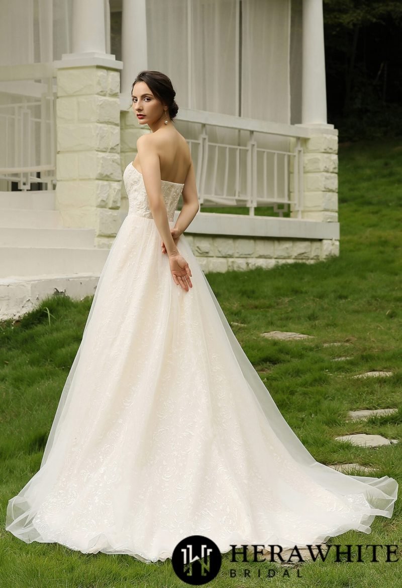 Robe De Mariée Princesse Bustier – Image 6