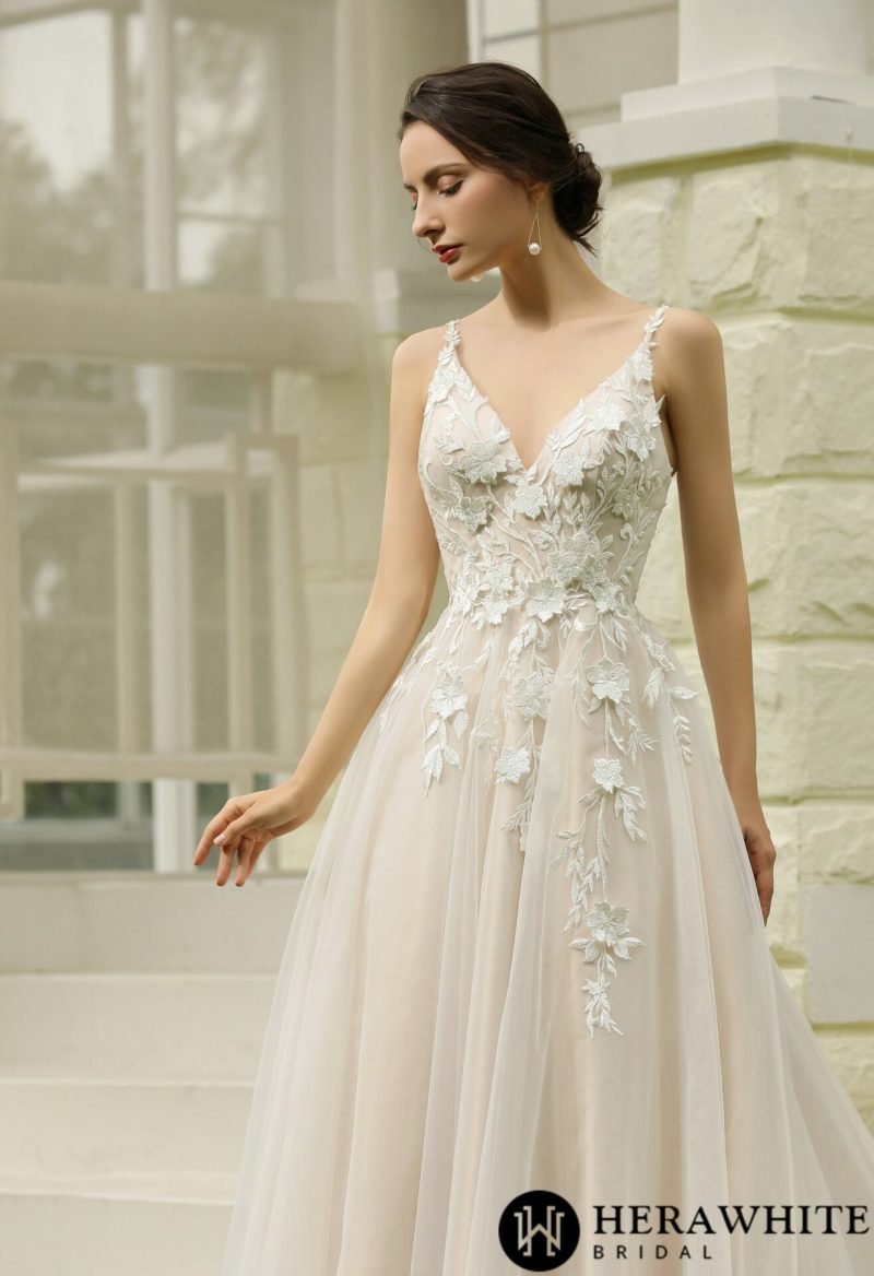 Robe de Mariée Simple Champêtre – Image 5