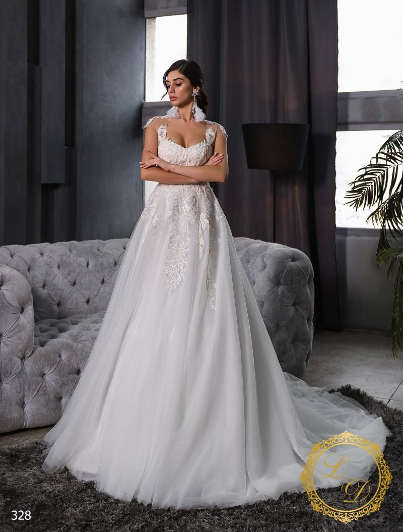 Robe De Mariée Princesse A Corset En Dentelle