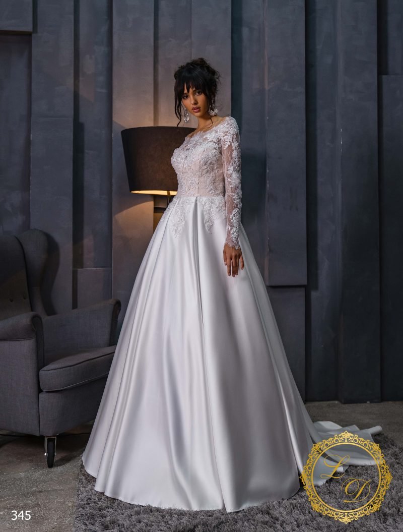 Robe De Mariée Princesse Luxe A Manches Longues