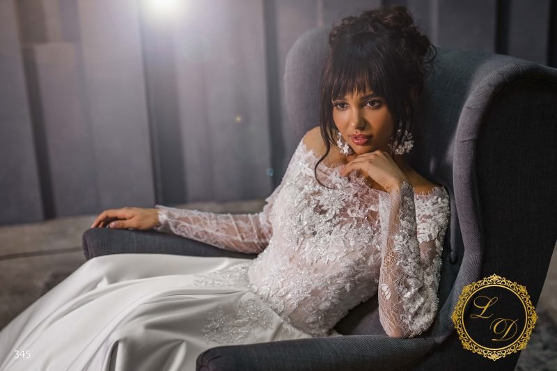 Robe De Mariée Princesse Luxe A Manches Longues – Image 4