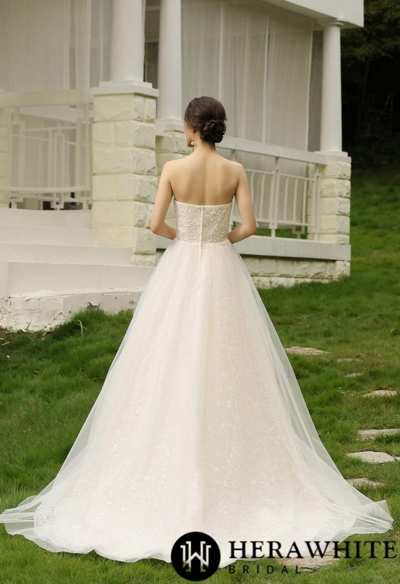 Robe De Mariée Princesse Bustier – Image 7