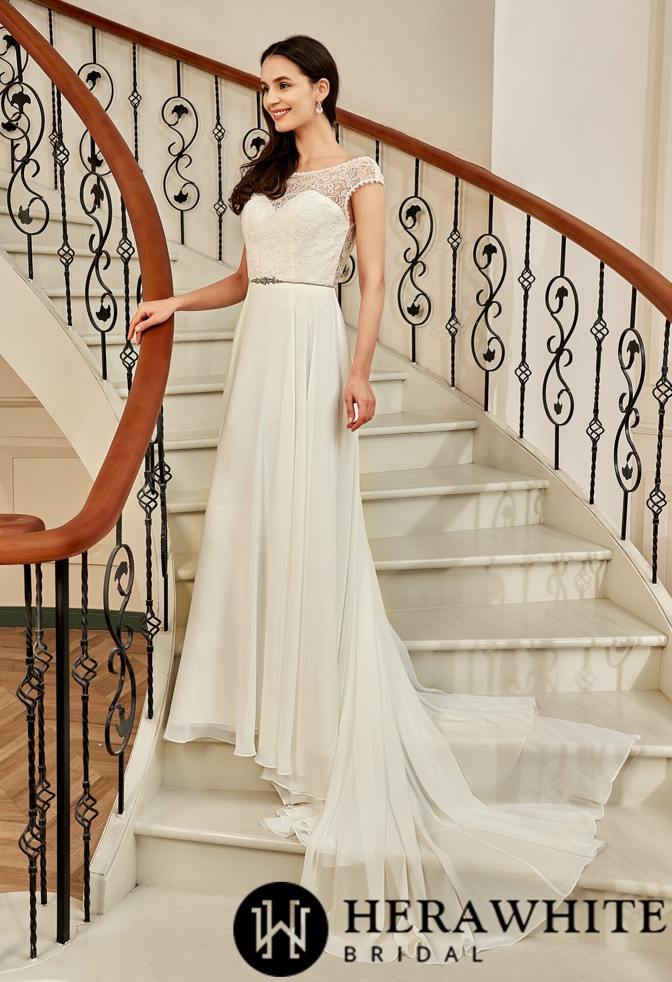 Robe De Mariée Fluide Dentelle
