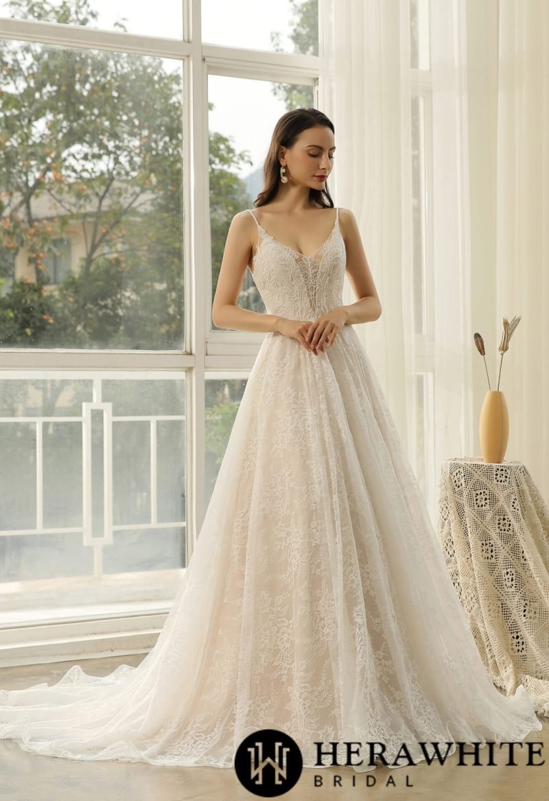 Robe De Mariée Dentelle Dos Nu – Image 2