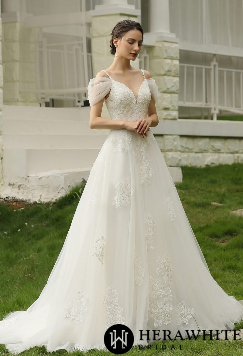 Robe De Mariée Romantique Florale – Image 5