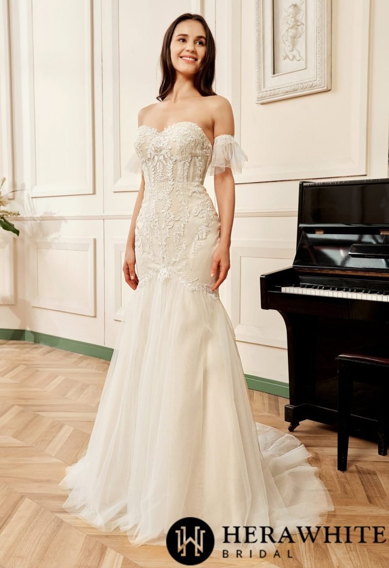 Robe De Mariage Sirène Tulle