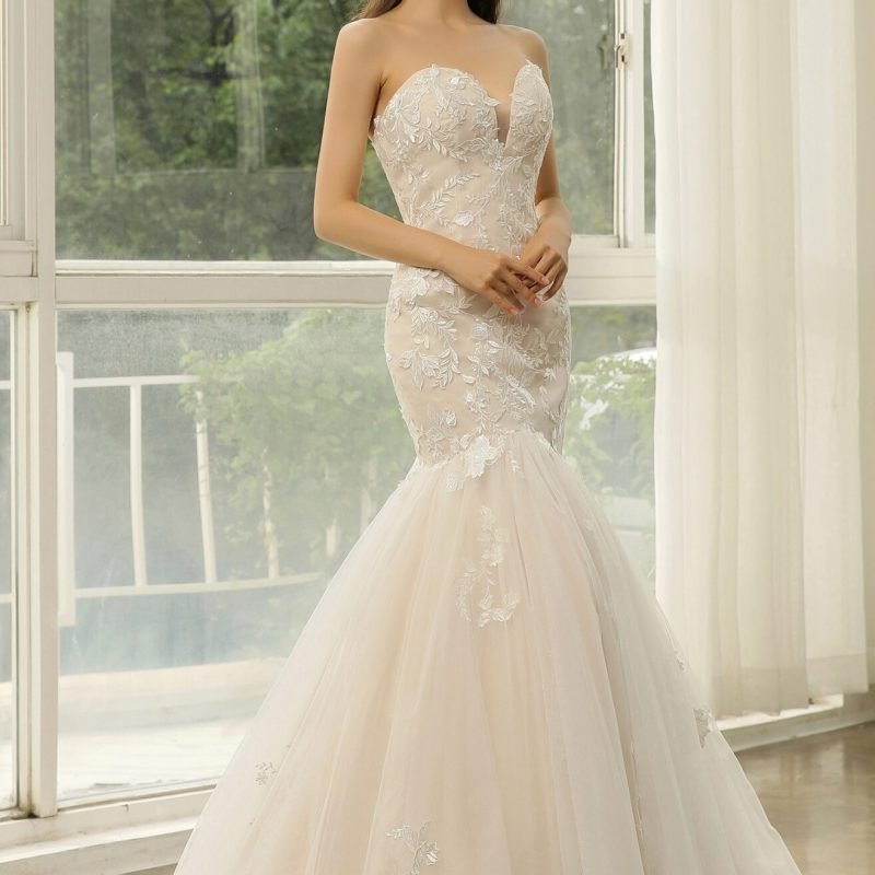 Robe de Mariée Sirène Bustier