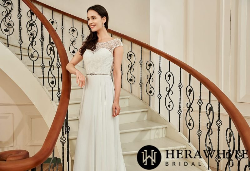 Robe De Mariée Fluide Dentelle – Image 4