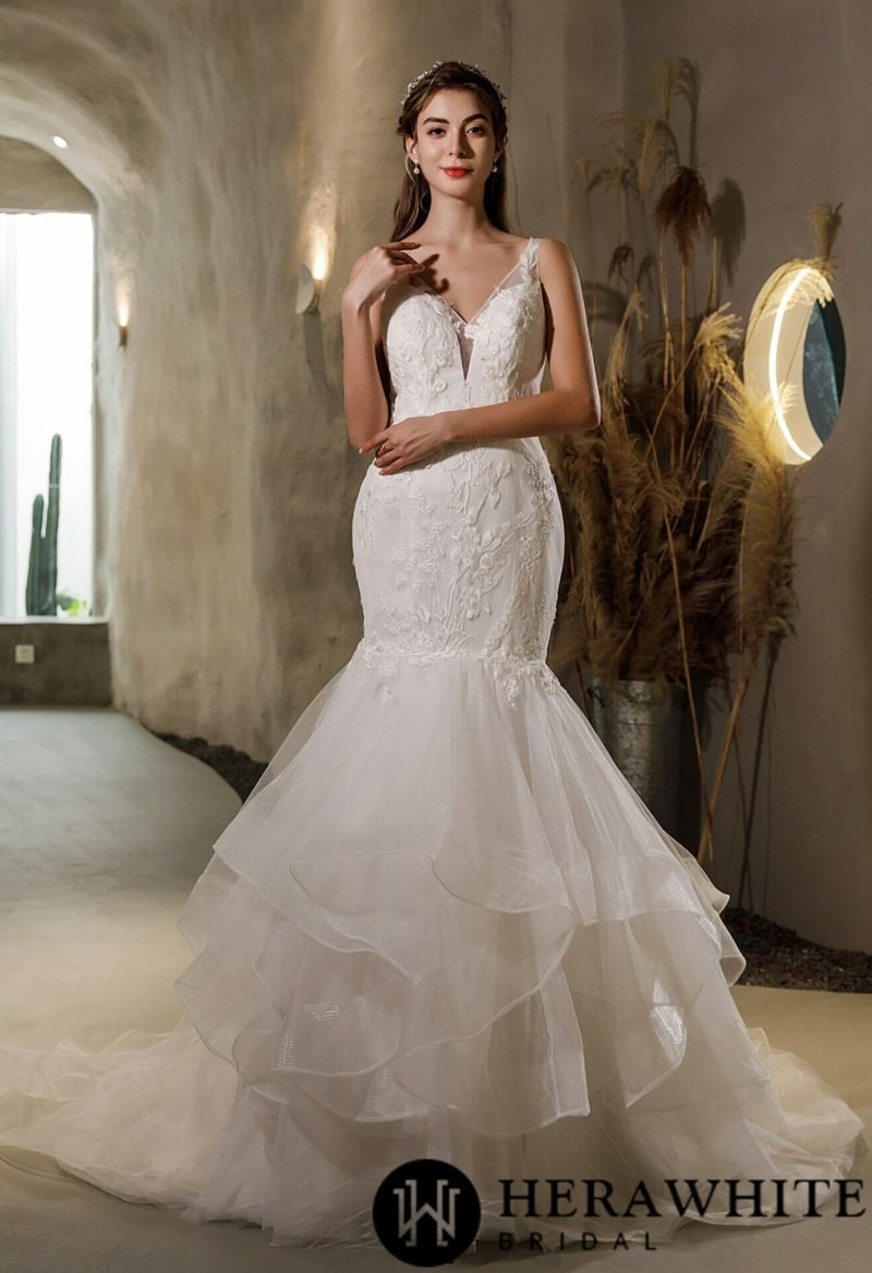 Robe de Mariée Sirène Princesse – Image 4