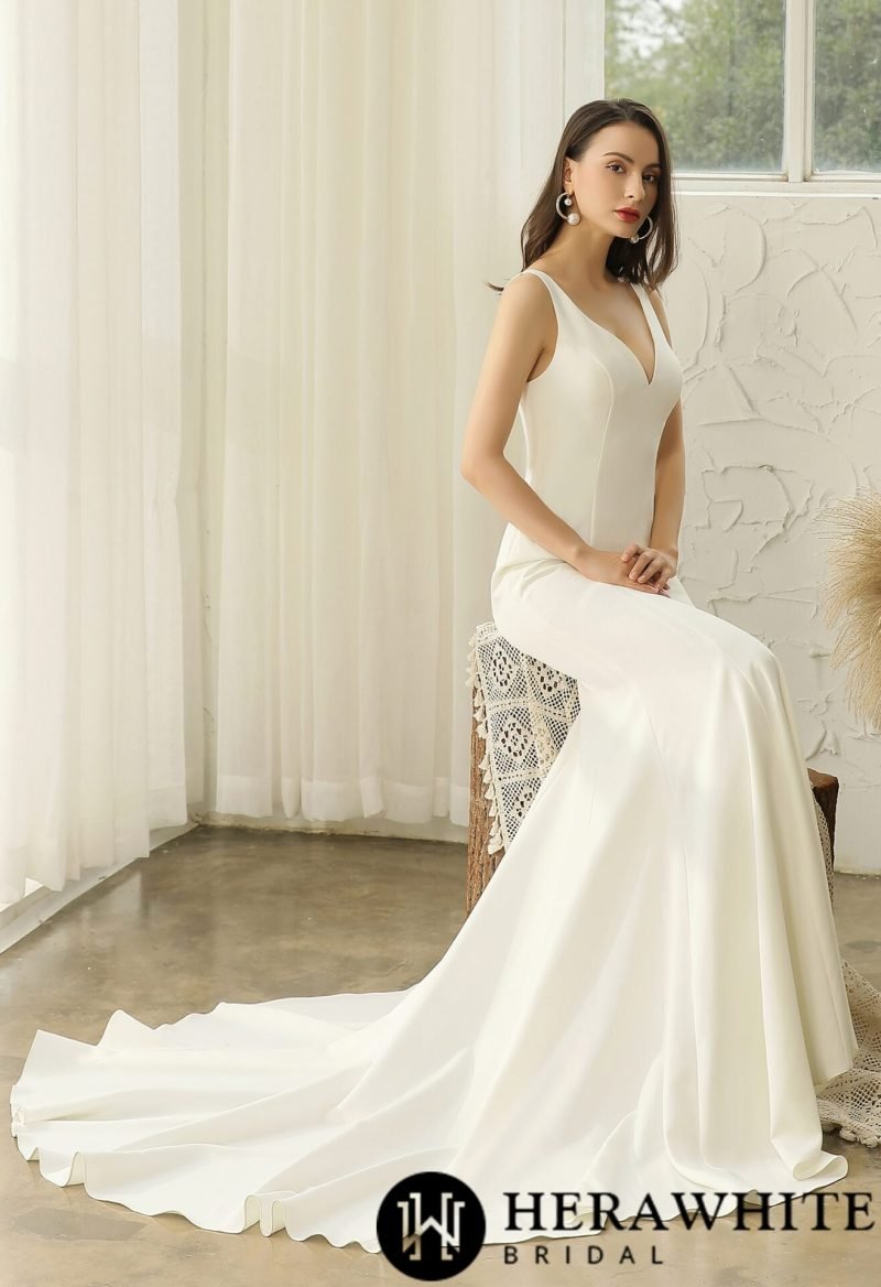 Robe de Mariée Sirène Simple