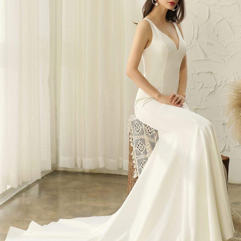 Robe de Mariée Sirène Simple