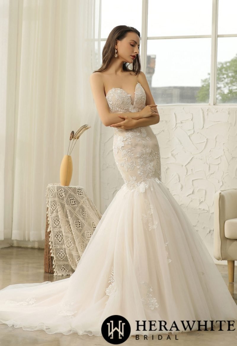 Robe de Mariée Sirène Bustier – Image 2