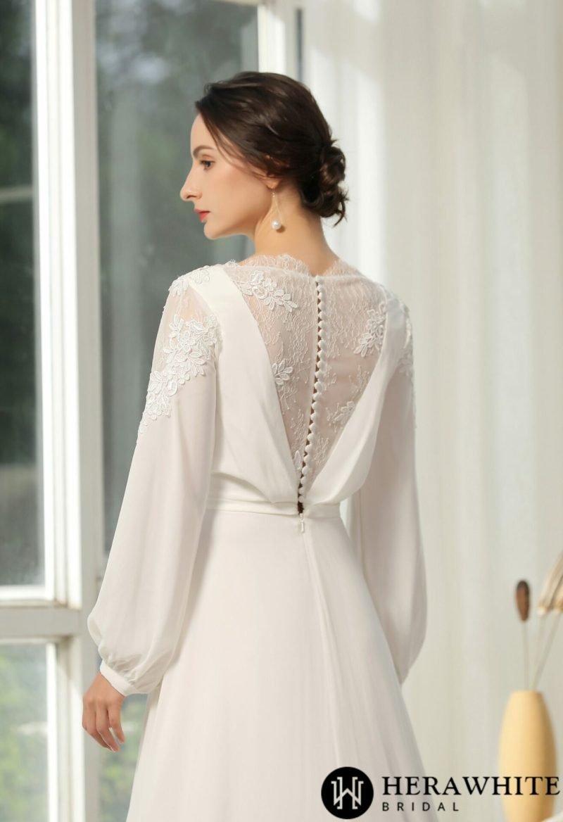 Robe De Mariée Rétro – Image 6