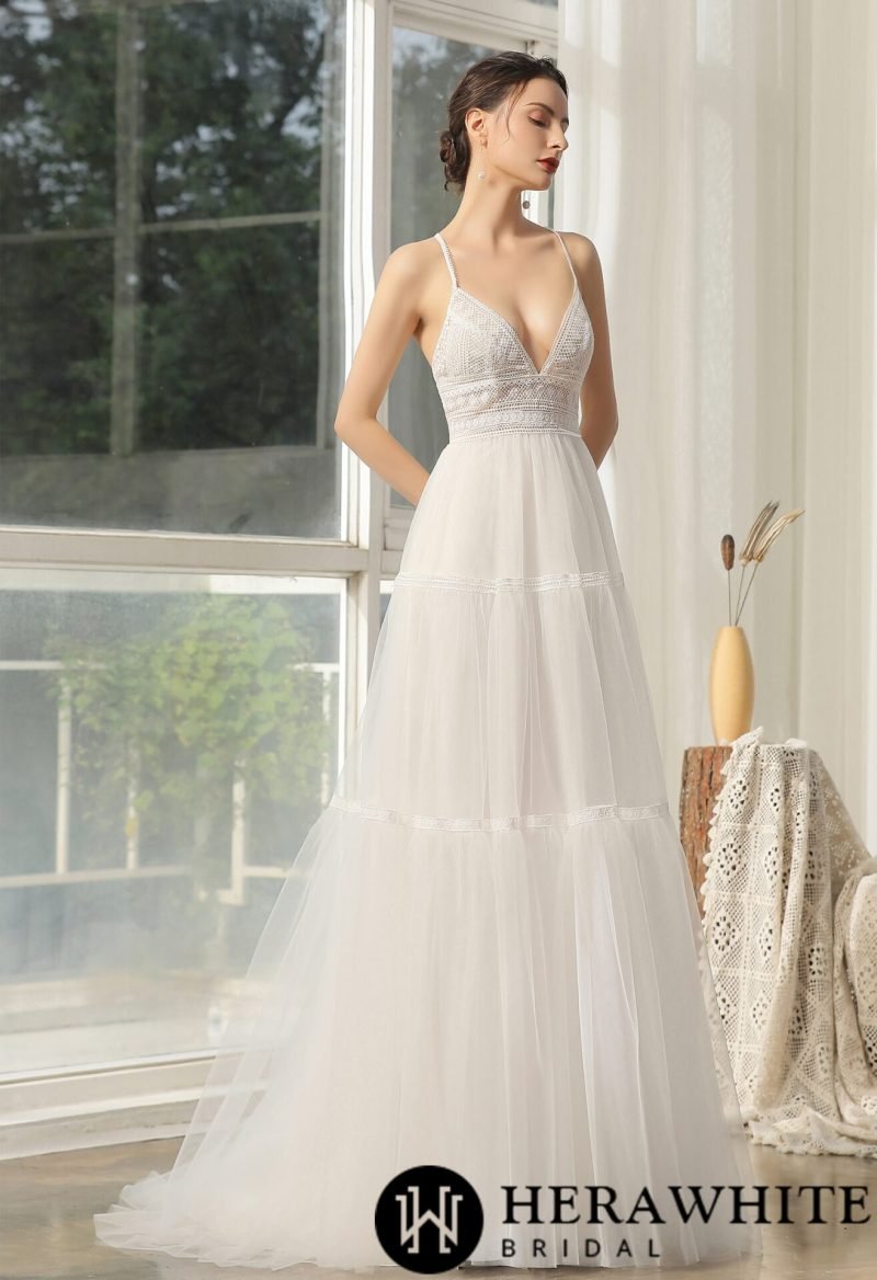Robe De Mariée Romantique Bohème – Image 6