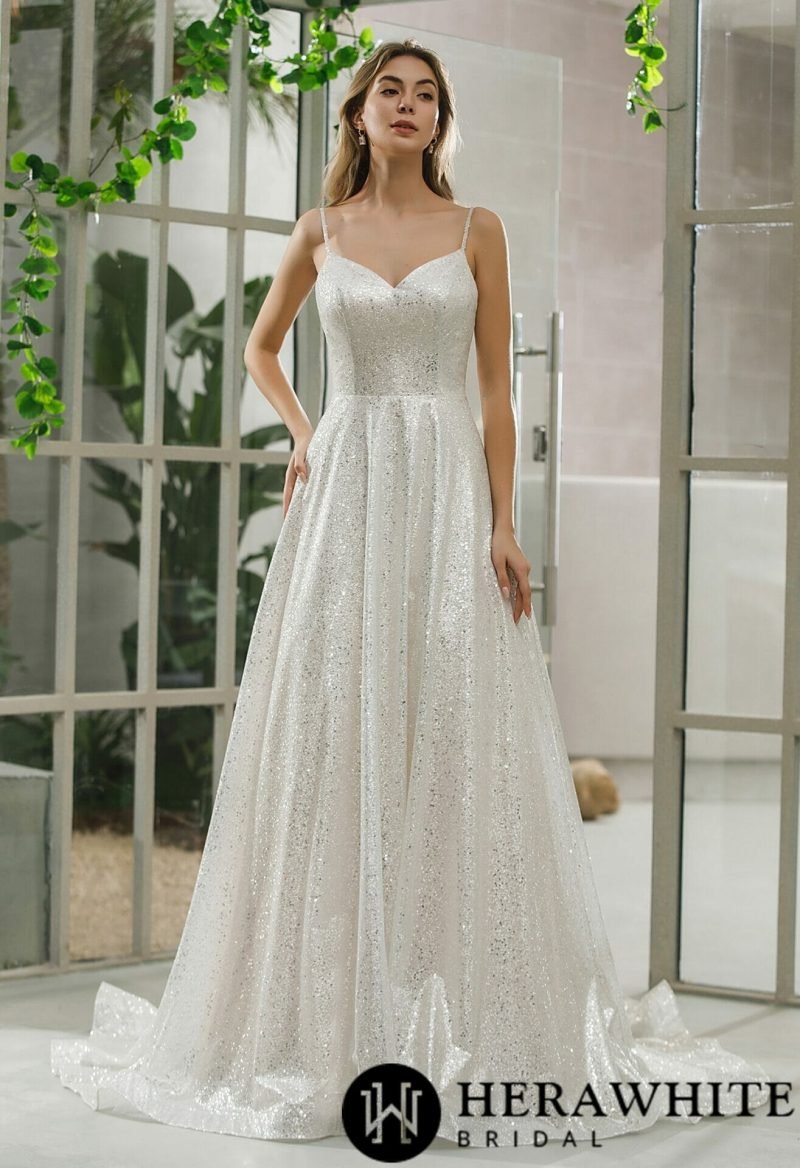 Robe De Mariée Scintillante – Image 2
