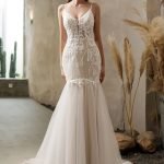 Robe Sirène A Manches Cloche Détachables