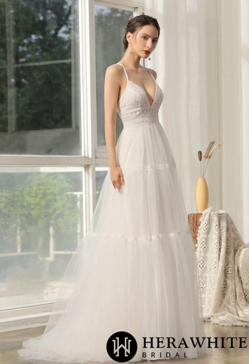 Robe De Mariée Romantique Bohème – Image 5