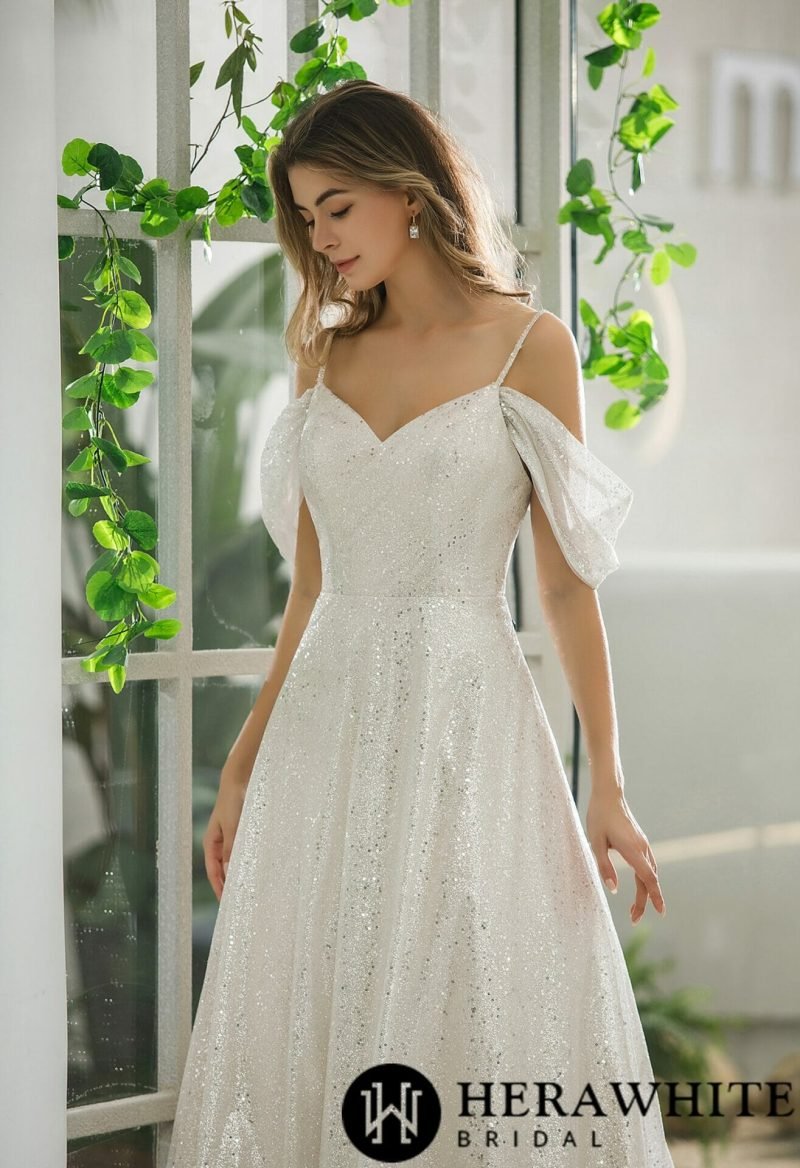 Robe De Mariée Scintillante – Image 3