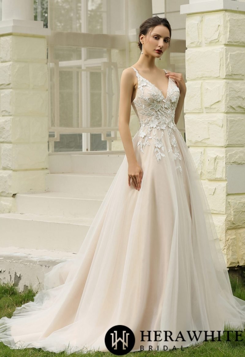 Robe de Mariée Simple Champêtre – Image 2