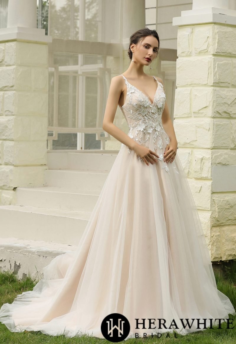 Robe de Mariée Simple Champêtre – Image 3