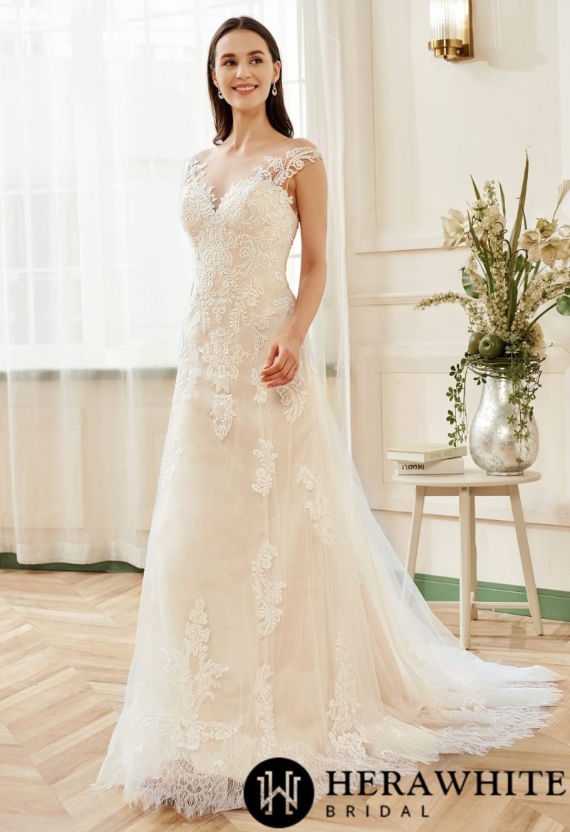 Robe De Mariée Traîne Dentelle