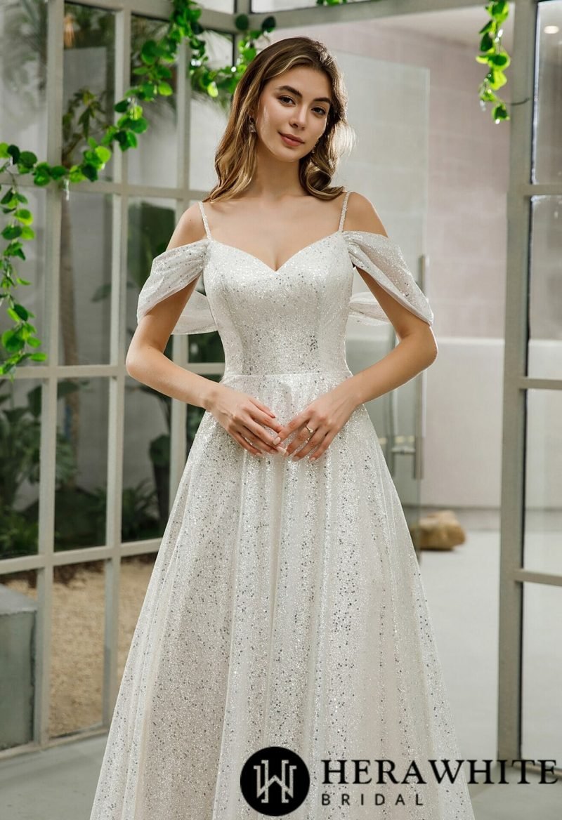 Robe De Mariée Scintillante – Image 4