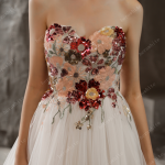 RDM originale A Fleurs zoom | Robes de Mariée | Comtesse Mariage