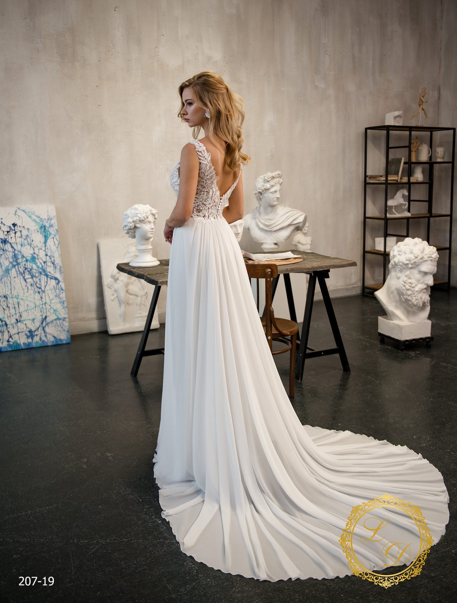 Robe De Mariee Blanche dos | Robes de Mariée | Comtesse Mariage Robe De Mariée Blanche – Image 3