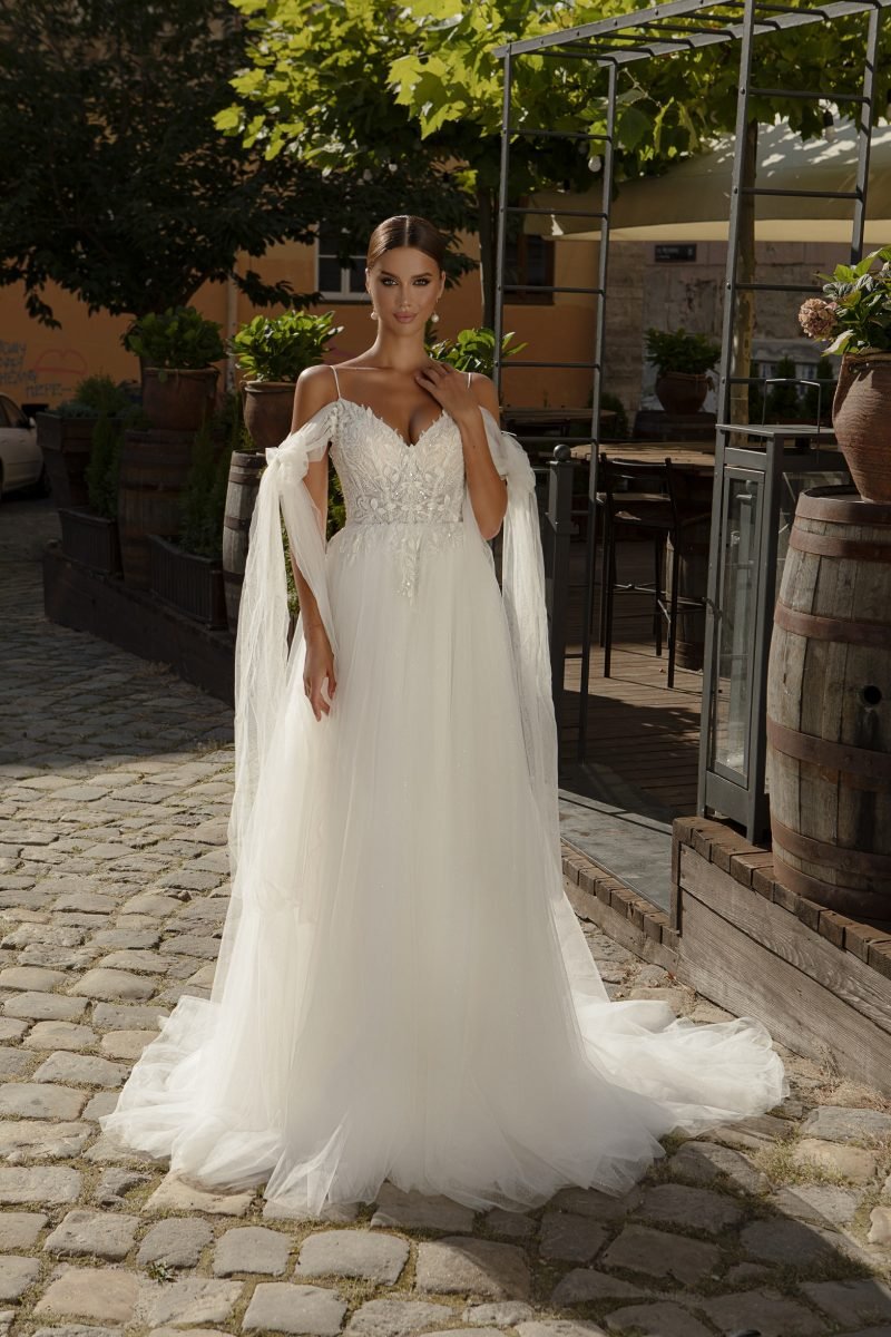Robe De Mariée Bretelles Spaghettis