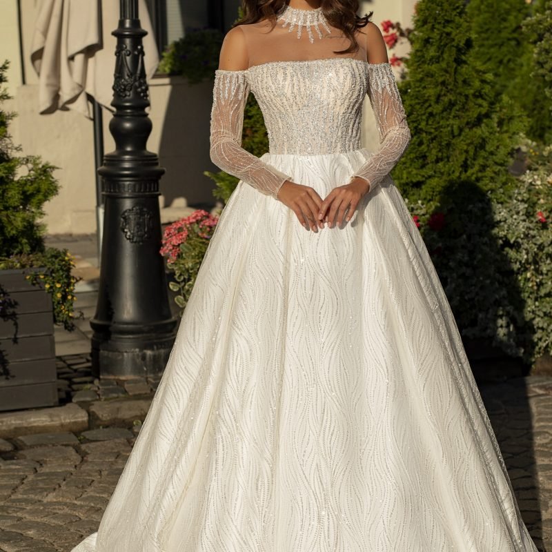 Robe De Mariée Col Bardot