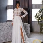 Robe De Mariée Dentelle Vintage Blanche