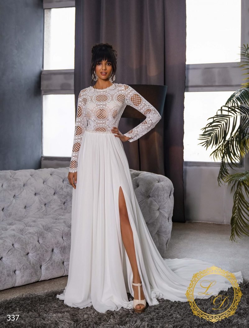 Robe De Mariée Dentelle Vintage Blanche