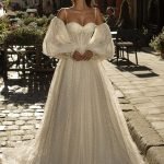 Robe De Mariée Princesse A Corset Scintillant