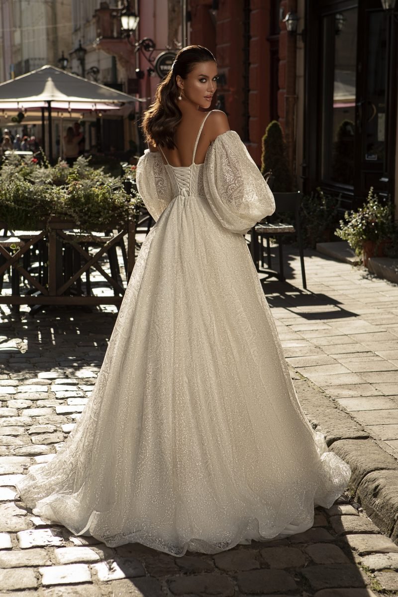 Robe De Mariée Princesse A Corset Scintillant