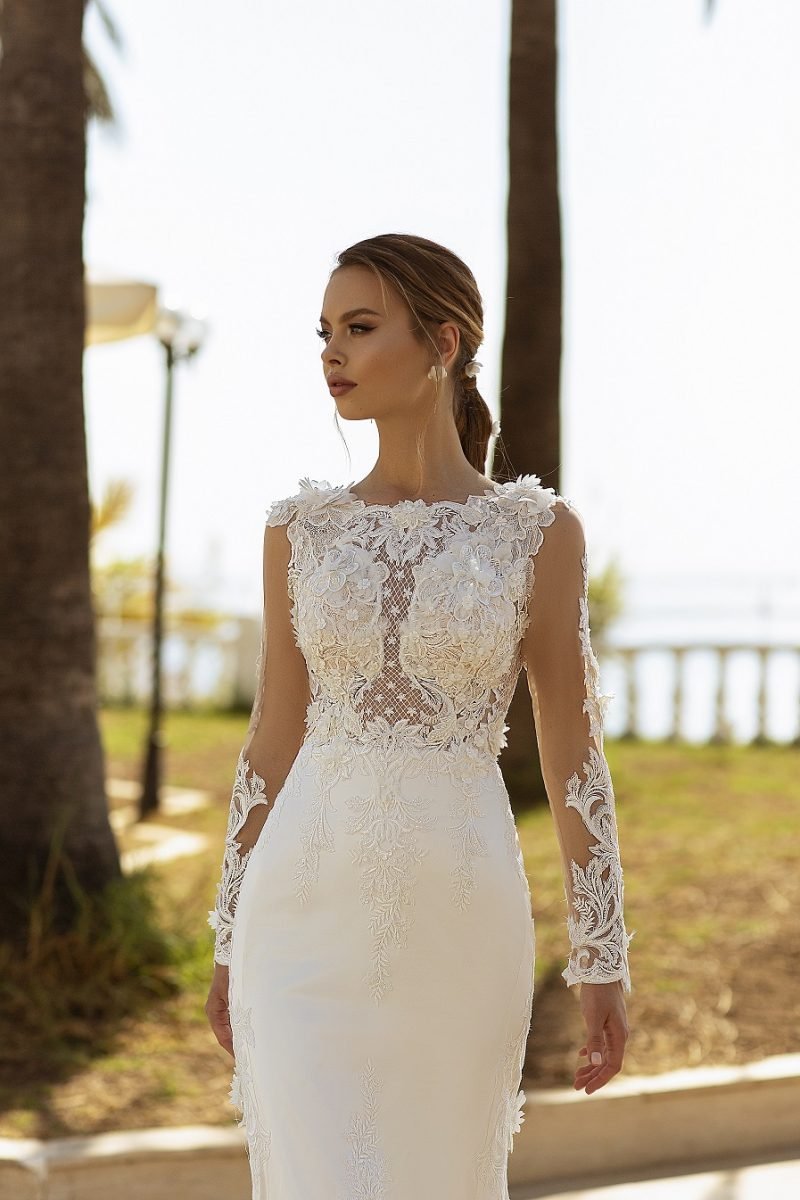Robe De Mariée Romantique Blanche – Image 2