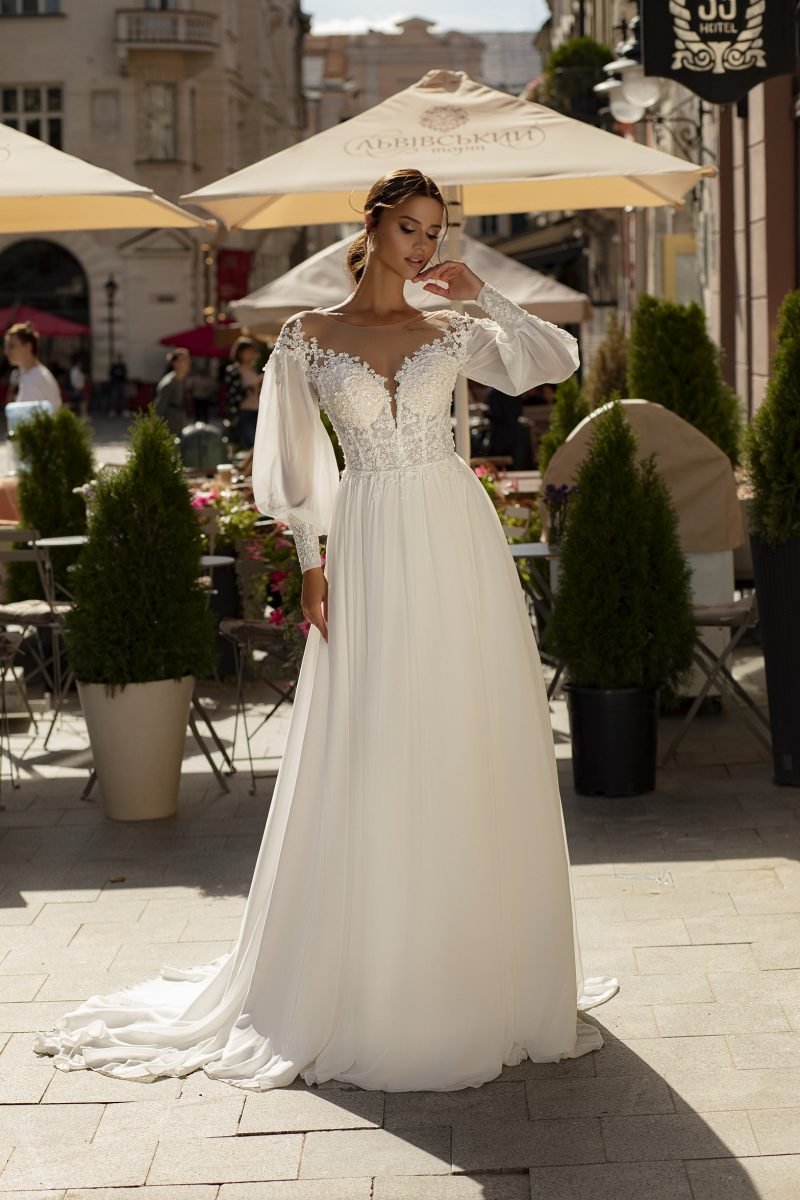 Robe De Mariée Simple Bohème
